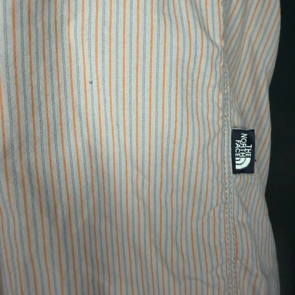 The North Face Utility Outdoor Blue & Tan Hiking Fishing Shirt Men’s Size XL